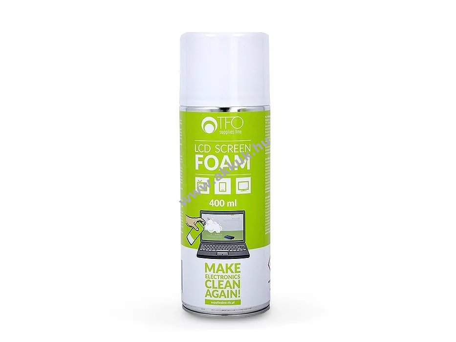 TFO tisztító hab LCD/LED/OLED/TFT kijelzõhöz - 400 ml ûrtartalom
