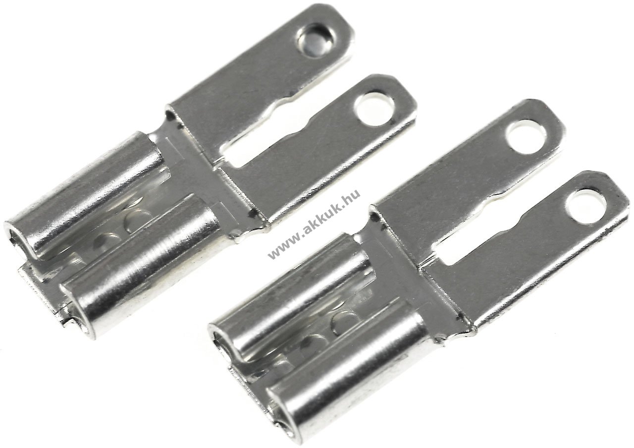 Univerzális adaptercsatlakozó Faston 4,8mm-rõl 6,3mm-re F1-F2 (1pár)