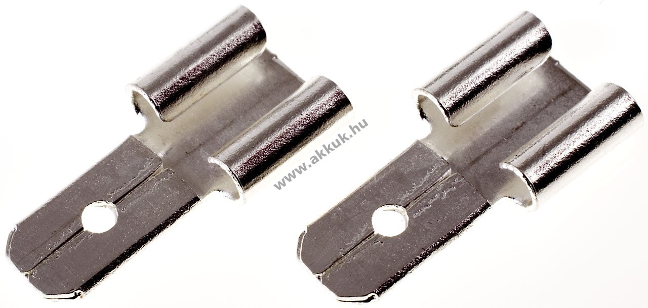 Univerzális adaptercsatlakozó Faston 6,3mm-rõl 4,8mm-re F2-F1 (1pár)