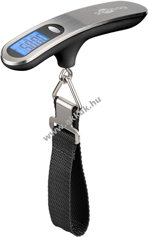 Goobay Digitális bőröndmérleg Pro 50kg-ig fém kivitel