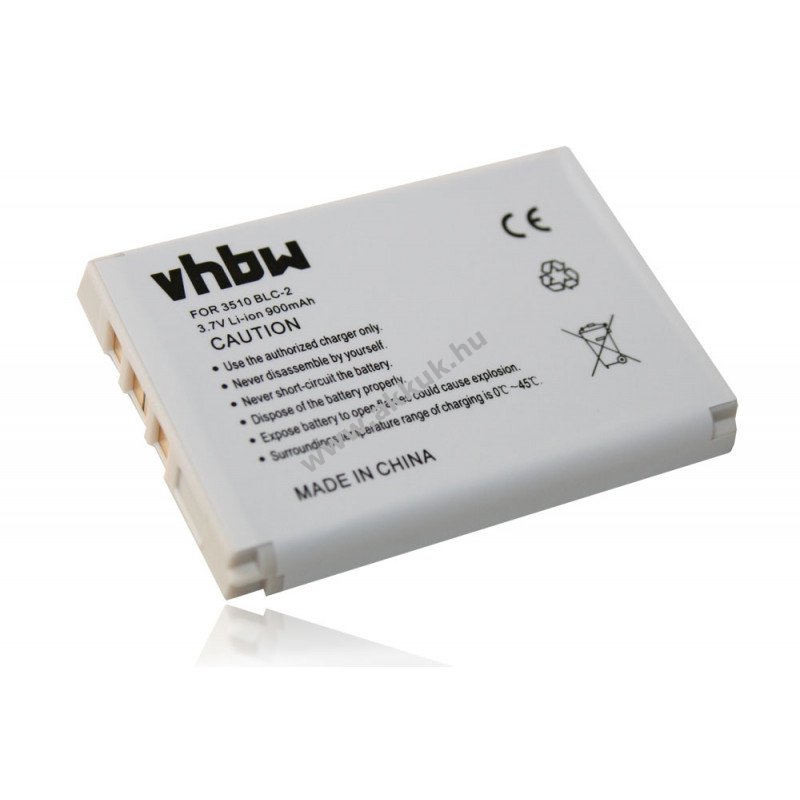 Helyettesítõ akku Nokia típus BLC-2 900mAh Li-Ion