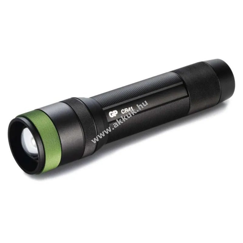 GP Discovery CR41 RF zseblámpa fekete micro USB töltőkábellel 650lm + 1db GP 18650 Li-Ion akkucella