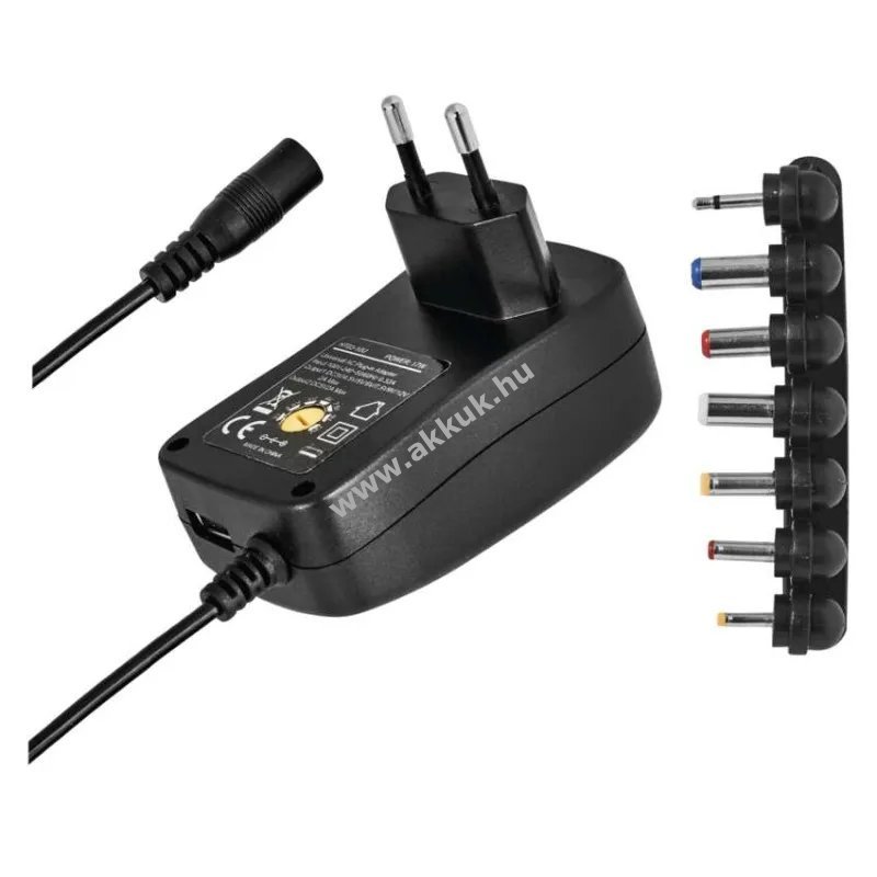 EMOS Univerzális hálózati tápegység 2A , USB kimenettel