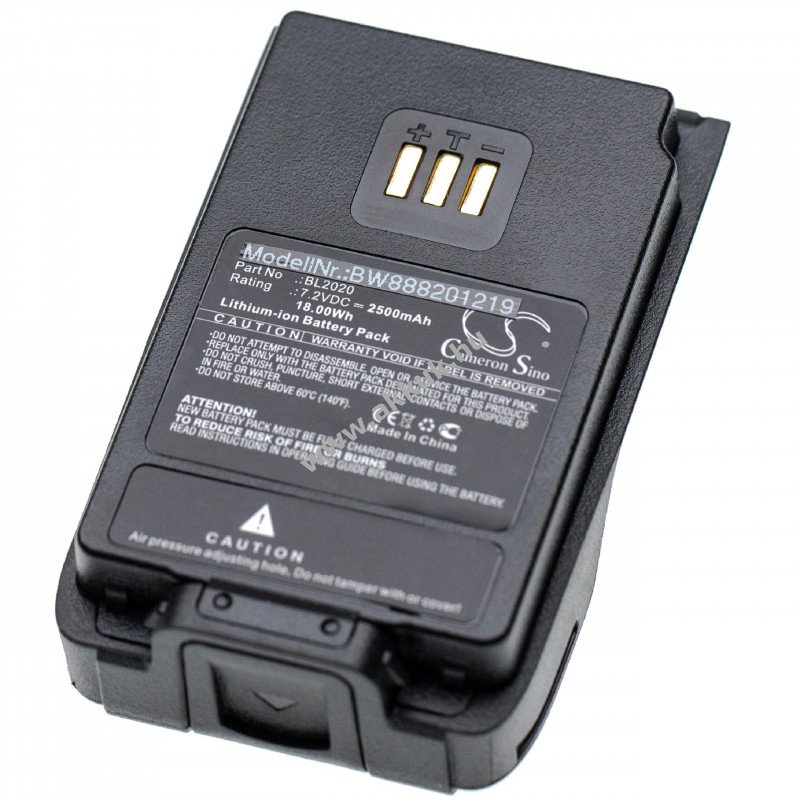 Helyettesítõ akku Hytera PD402 típus BL2020, 2500mAh