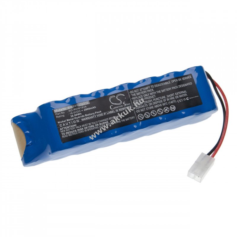 Helyettesítõ akku Rowenta RH8771 típus RD-ROW18VA, 2000mAh