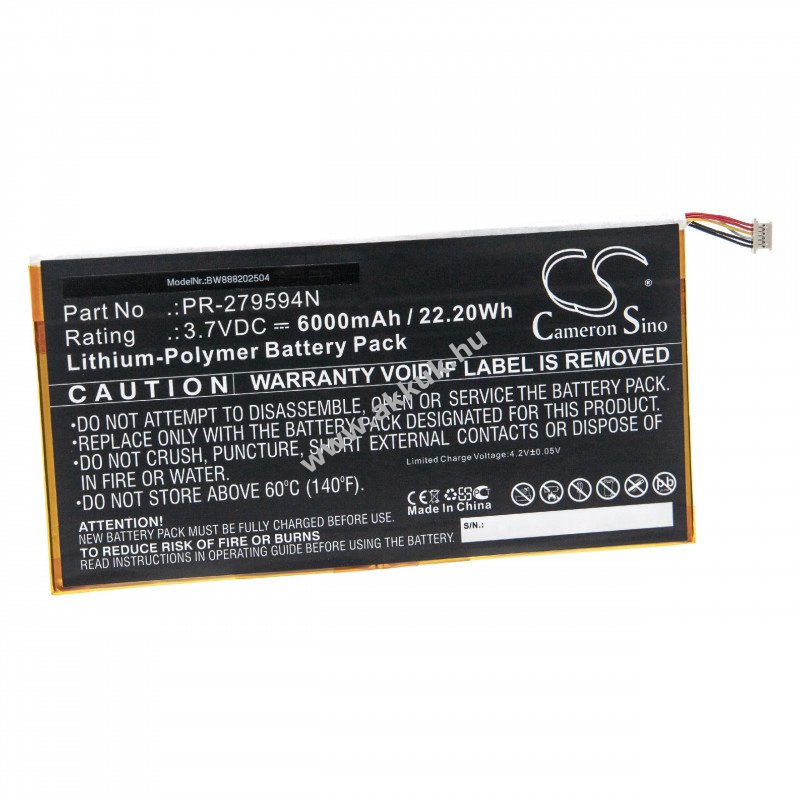 Helyettesítõ akku Acer Iconia One 10 B3-A40 6000mAh