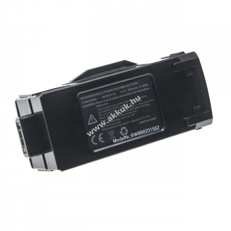 Helyettesítõ akku Yuneec Mantis Q 3S, 11.4V 2800mAh