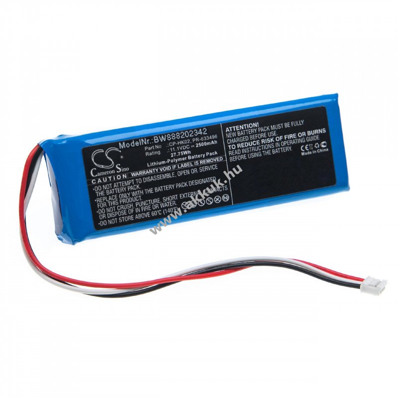 helyettesítõ akku Harman / Kardon Onyx 2500mAh