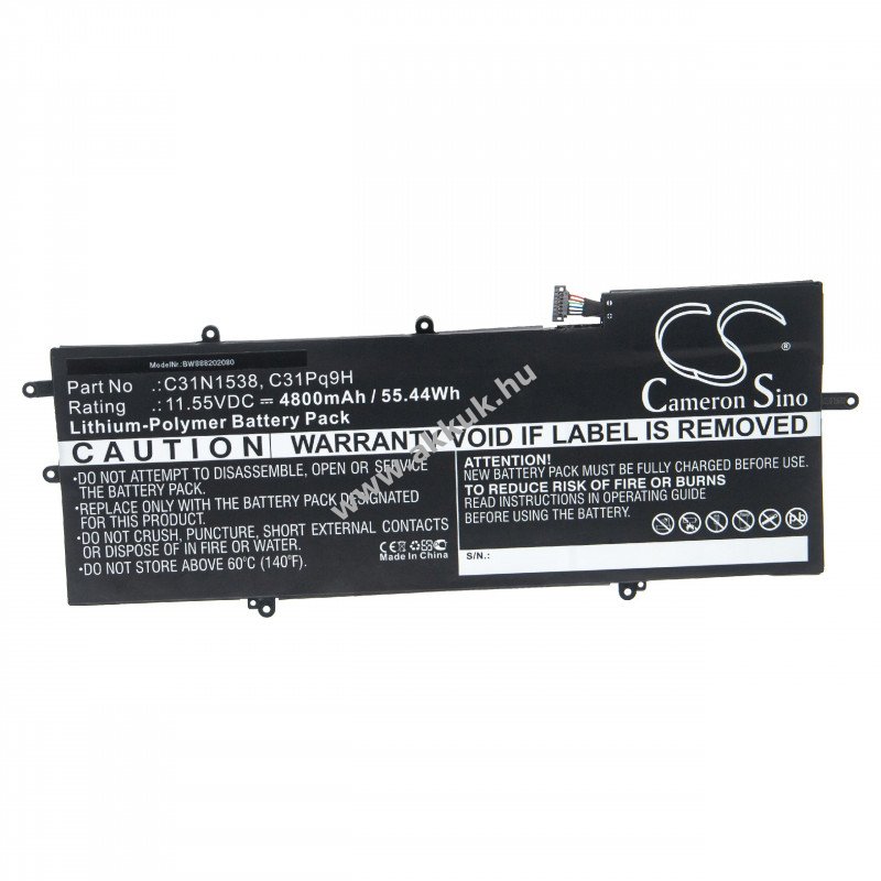 Helyettesítõ akku Asus UX360UA 4800mAh