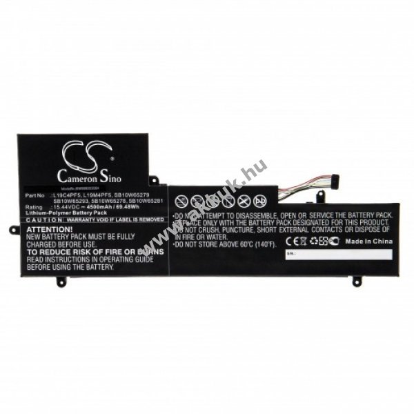Helyettesítõ akku Lenovo Yoga Slim 7 15IIL 4500mAh