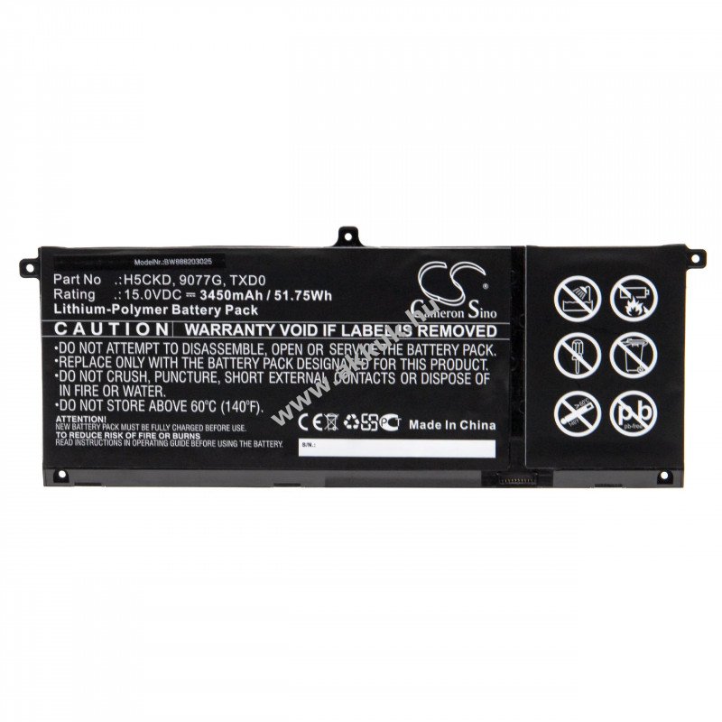 Helyettesítõ akku Dell Inspiron 15 5501 3450mAh