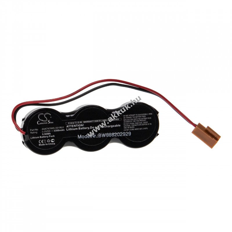 Helyettesítõ lithium elem GE Fanuc RX7i 3300mAh
