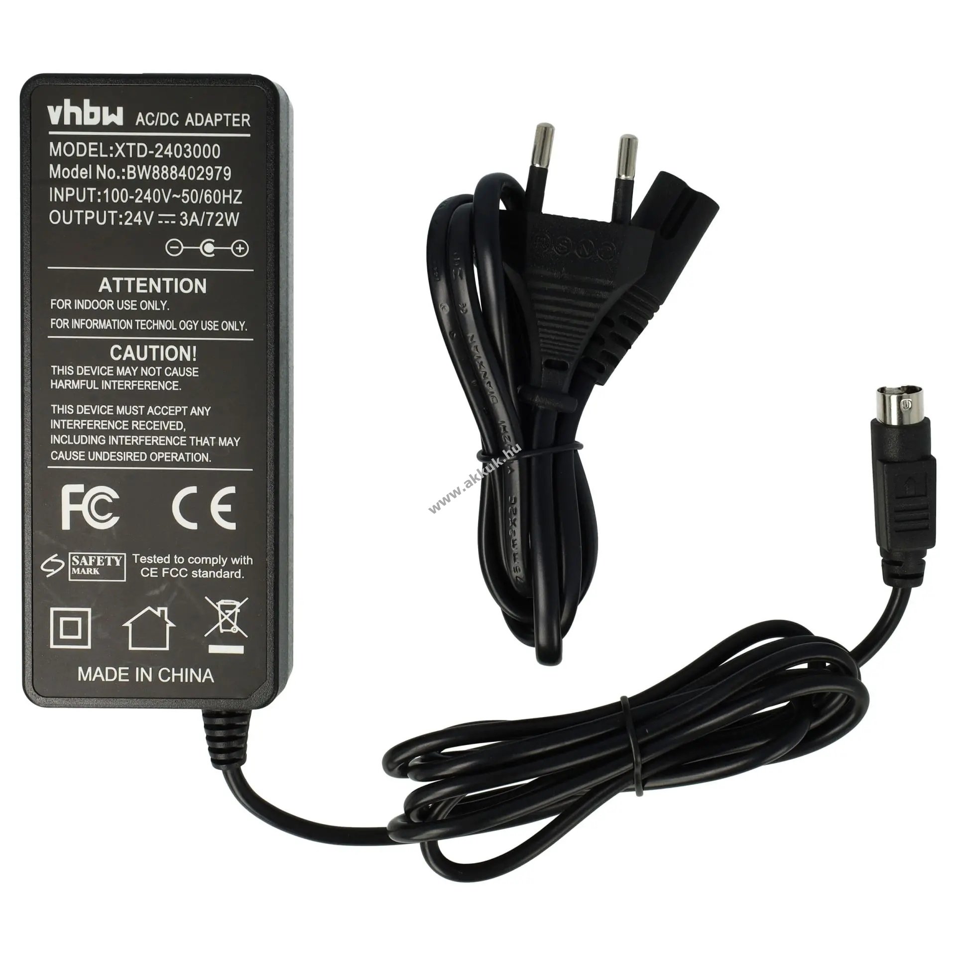 Helyettesítõ hálózati adapter PS170 Epson TM-U950 3A + tápkábel