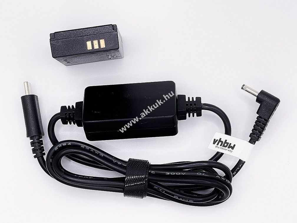 Helyettesítõ USB-C hálózati tápegység típus ACK-E12 Canon EOS M50 + DC akkuval DR-E12