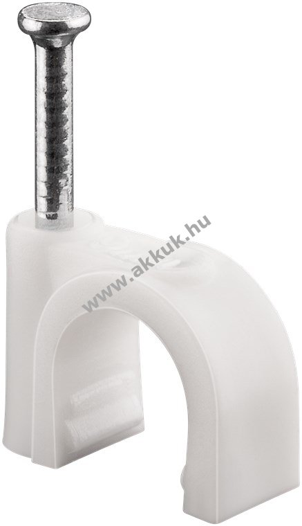 Goobay kábelbilincs 9mm fehér 100db/csomag