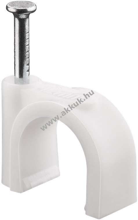 Goobay kábelbilincs 12mm fehér 100db/csomag
