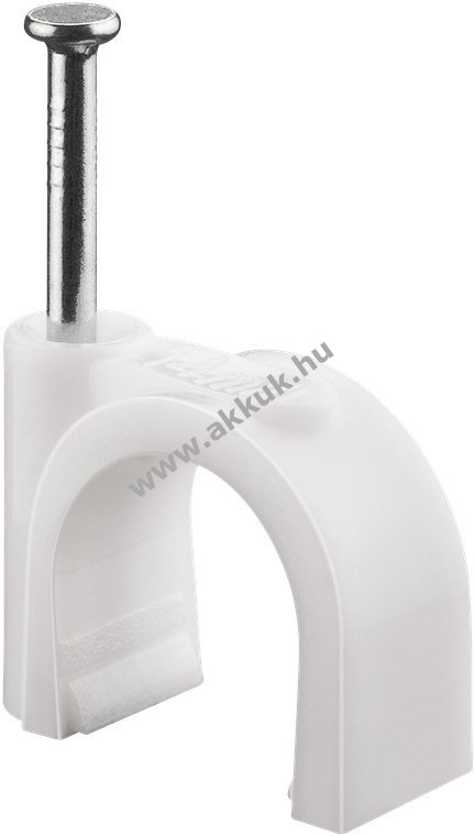 Goobay szeges kábelbilincs 14mm fehér 100db/csomag