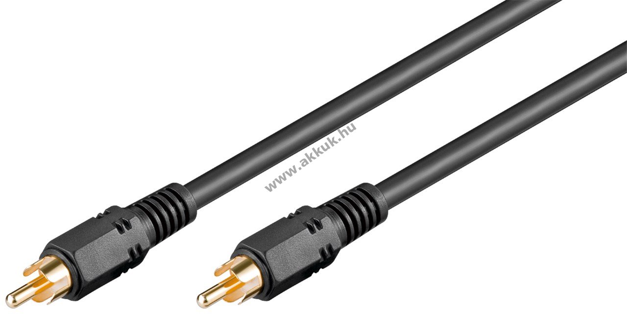 Goobay koaxiális digitális S/PDIF RCA (cinch)-RCA (cinch) kábel 5m 2x árnyékolt