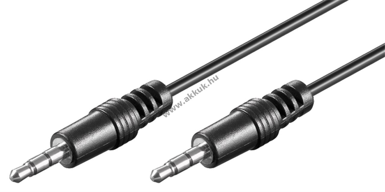 Goobay AUX audio kábel 3,5mm sztereó jack dugó - 3,5mm sztereó jack dugó 0,6m