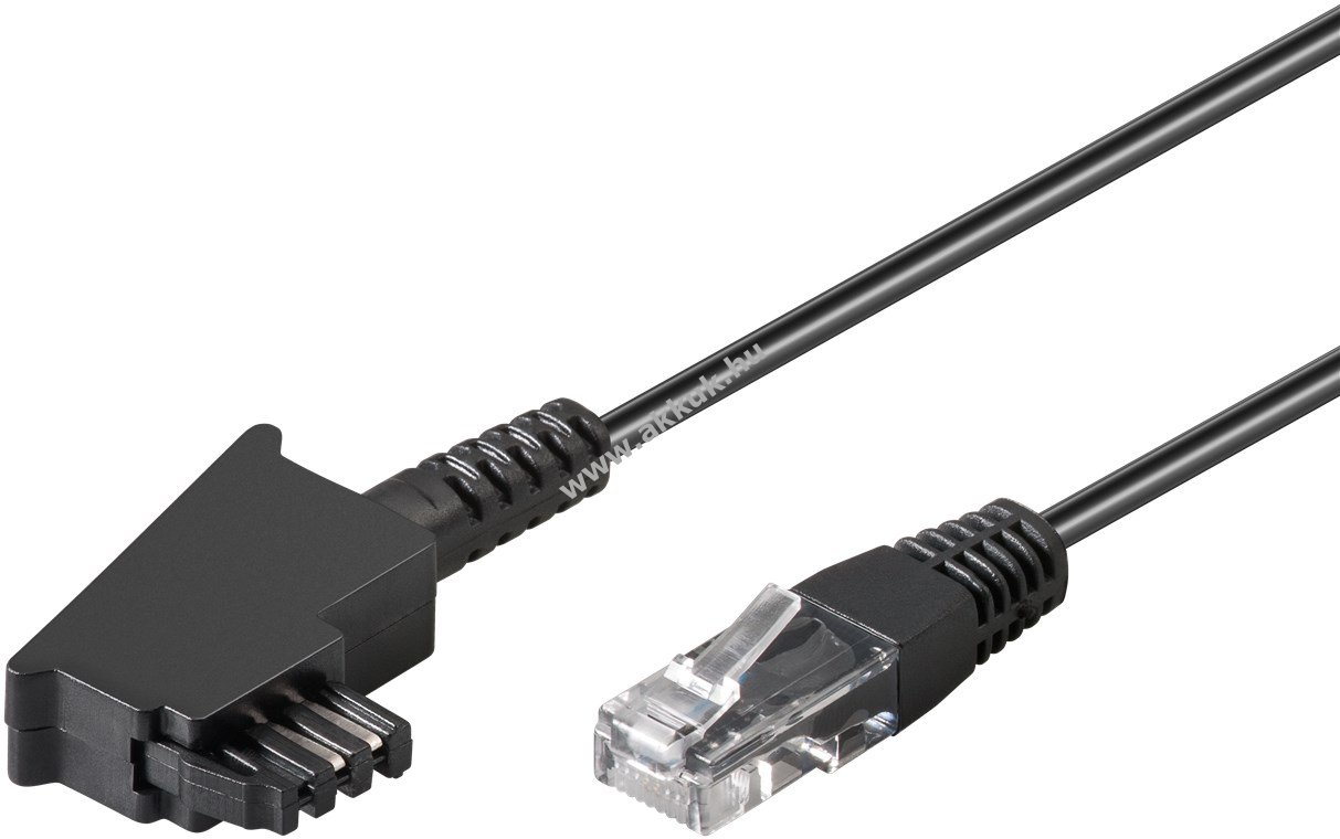 Goobay DSL/VDSL telefonkábel TAE-F > RJ45 (8P2C) 6m réz (CU)