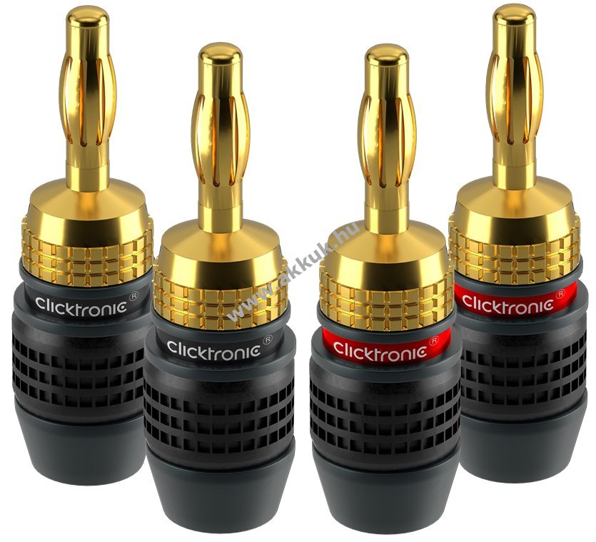 Clicktronic prémium banáncsatlakozó adapter 6,0mm2