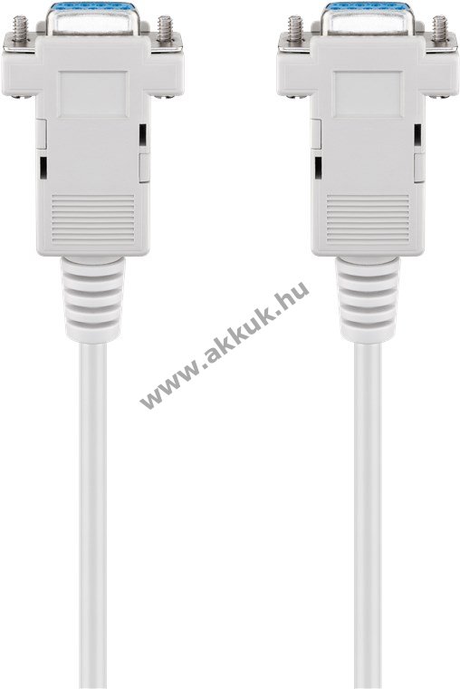 Goobay D-SUB 9 tűs aljzat/aljzat nullmodem RS-232 kábel 2m