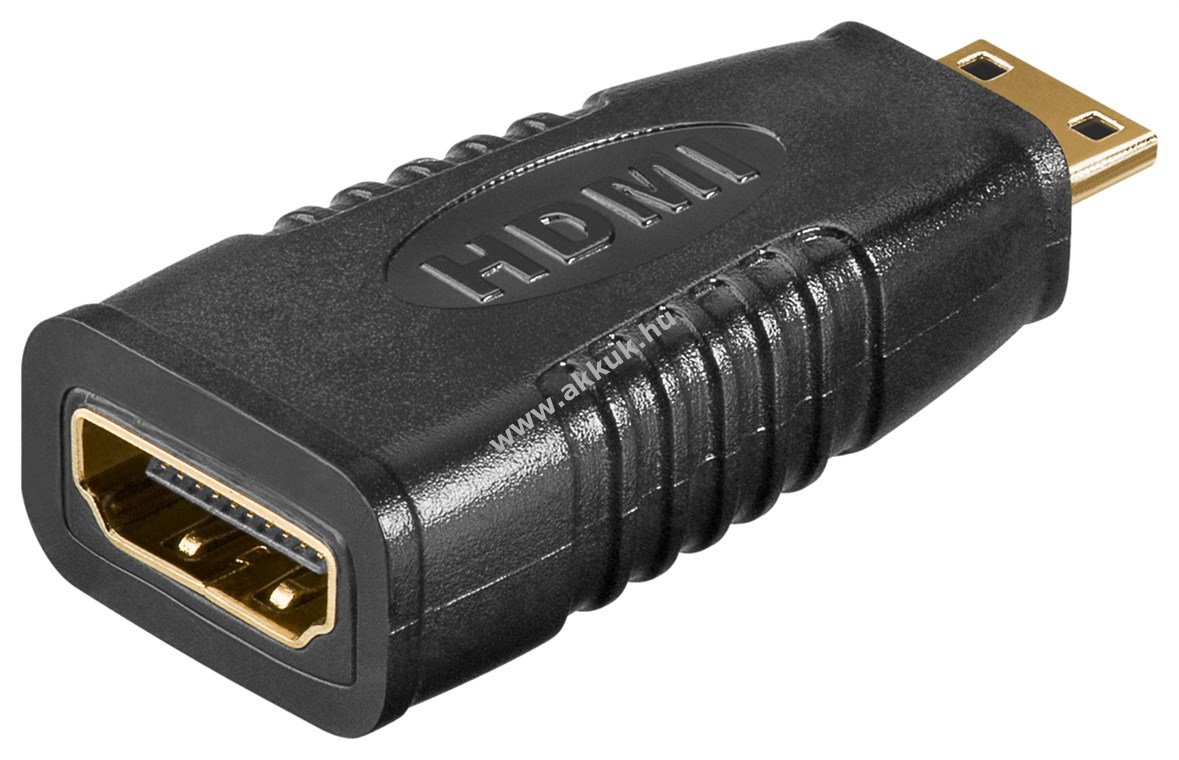 Goobay HDMI adapter Mini HDMI dugó (Typ C) > HDMI aljzat (Typ A) 4K/60Hz