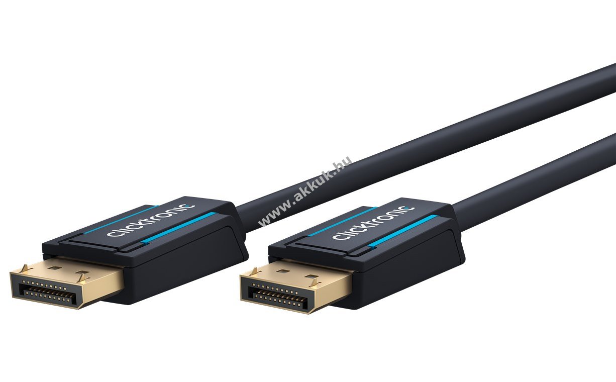 Clicktronic DisplayPort kábel 4K@60Hz 3m