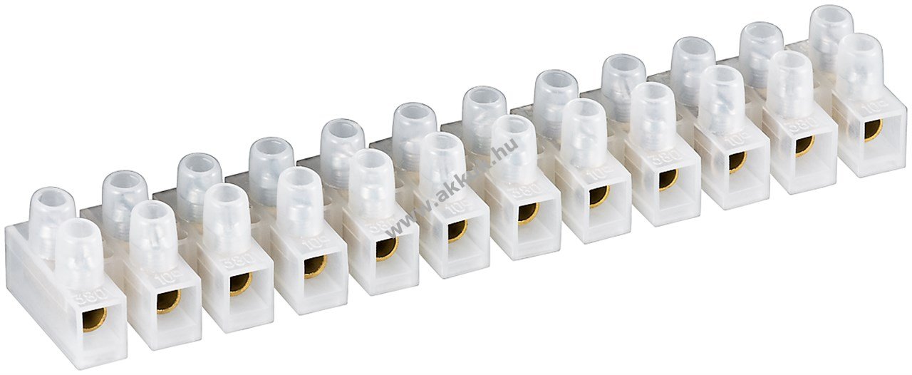 Goobay Tools 12 pólusú csavaros vezetékösszekötő 30A átlátszó 16mm2