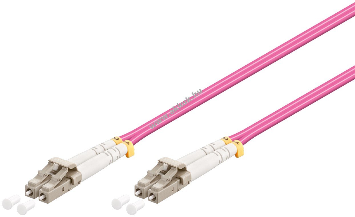 Goobay LWL multimode OM4 lila LC-UPC-LC-UPC 1m LSZH kábel