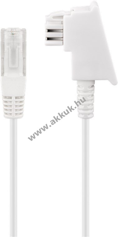 Goobay DSL-/VDSL routerkábel TAE-F > RJ45 (8P2C) rézvezető (CU) 6m