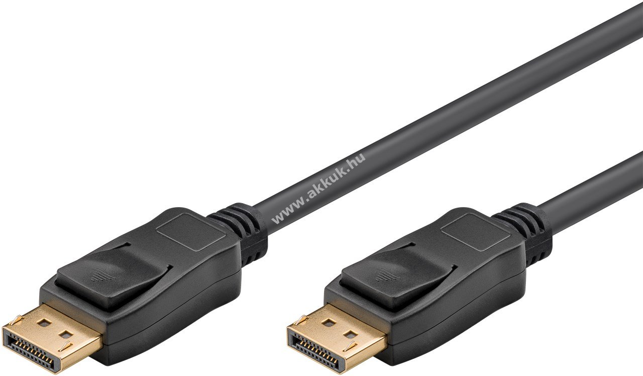 Goobay Essential DisplayPort kábel 1.2 21Gbit/s 4K/60Hz 1m