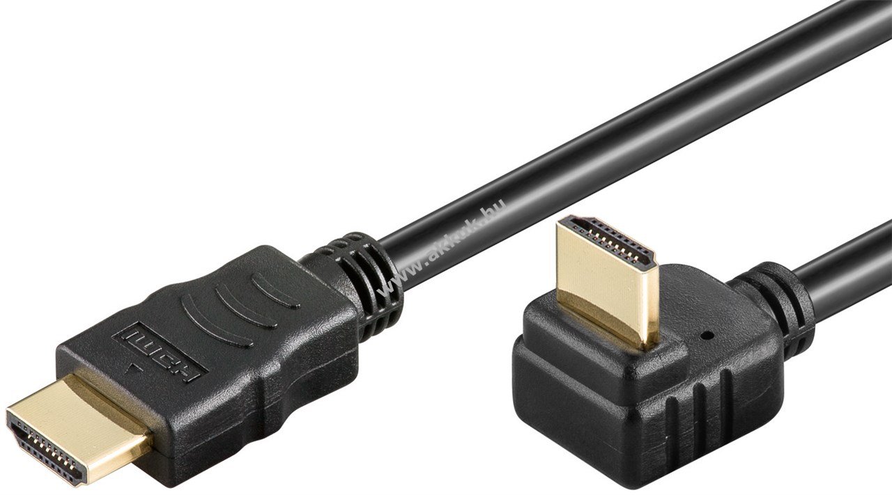 Goobay Standard High-Speed HDMI 270° kábel Ethernet 4K@60Hz 1,5m