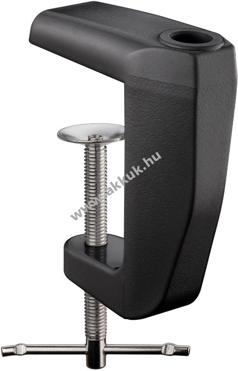 Goobay pót asztali bilincs nagyítólámpához fekete 0mm-60mm O12,5mmx45mm masszív porszórt fém