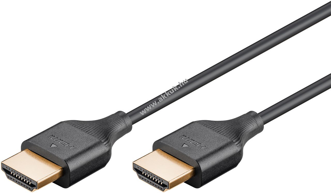 Goobay Standard Ultraslim Ultra High-Speed HDMI-kábel Ethernet 8K/60Hz 0,5m
