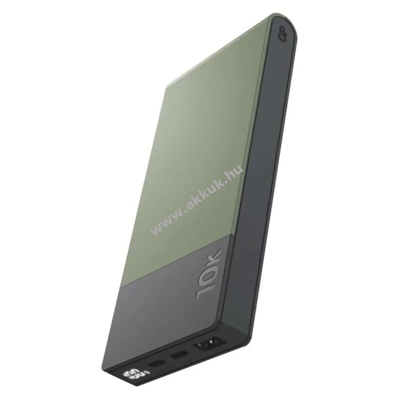 GP Powerbank külső akku M2+ Széria, 10000mAh, 22.5 W, PD, zöld