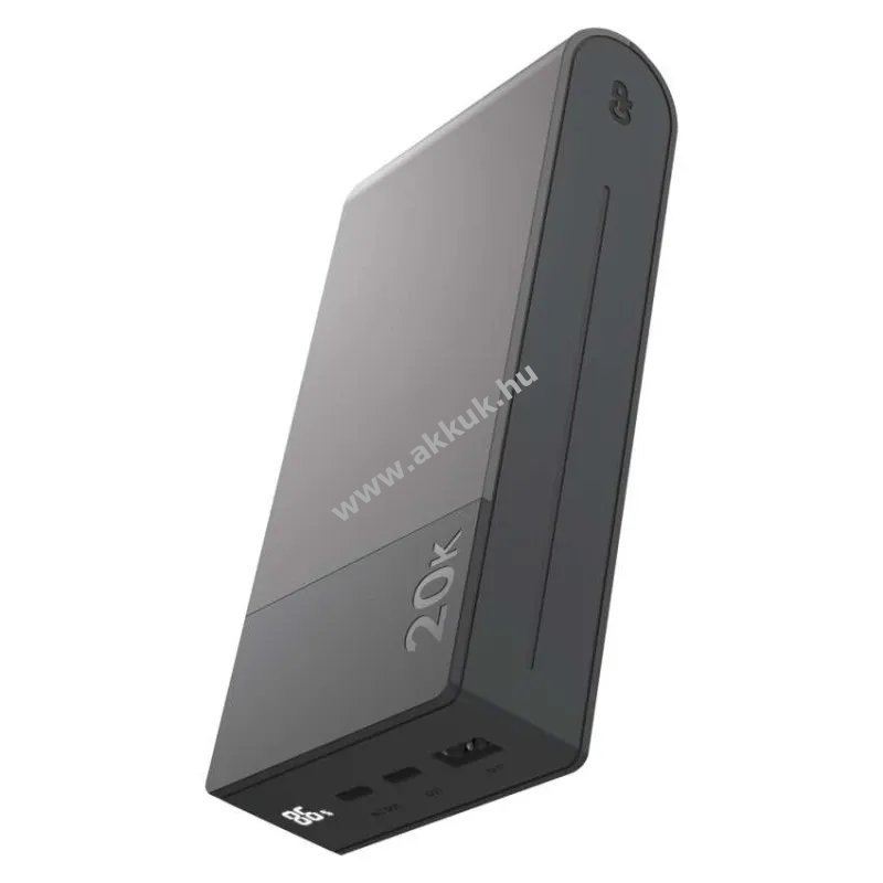 GP Powerbank külső akku M2+ Széria, 20000mAh, 22.5 W, PD, szürke
