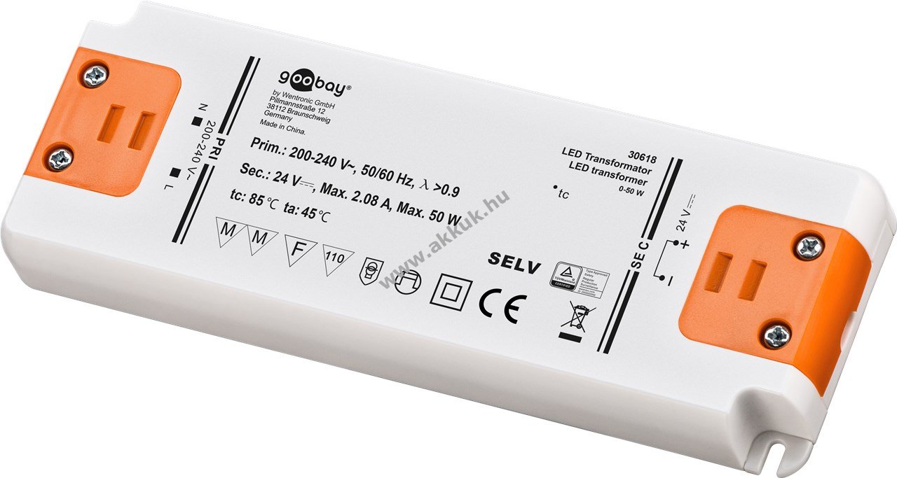 Goobay LED-trafo 24V 50W (DC)