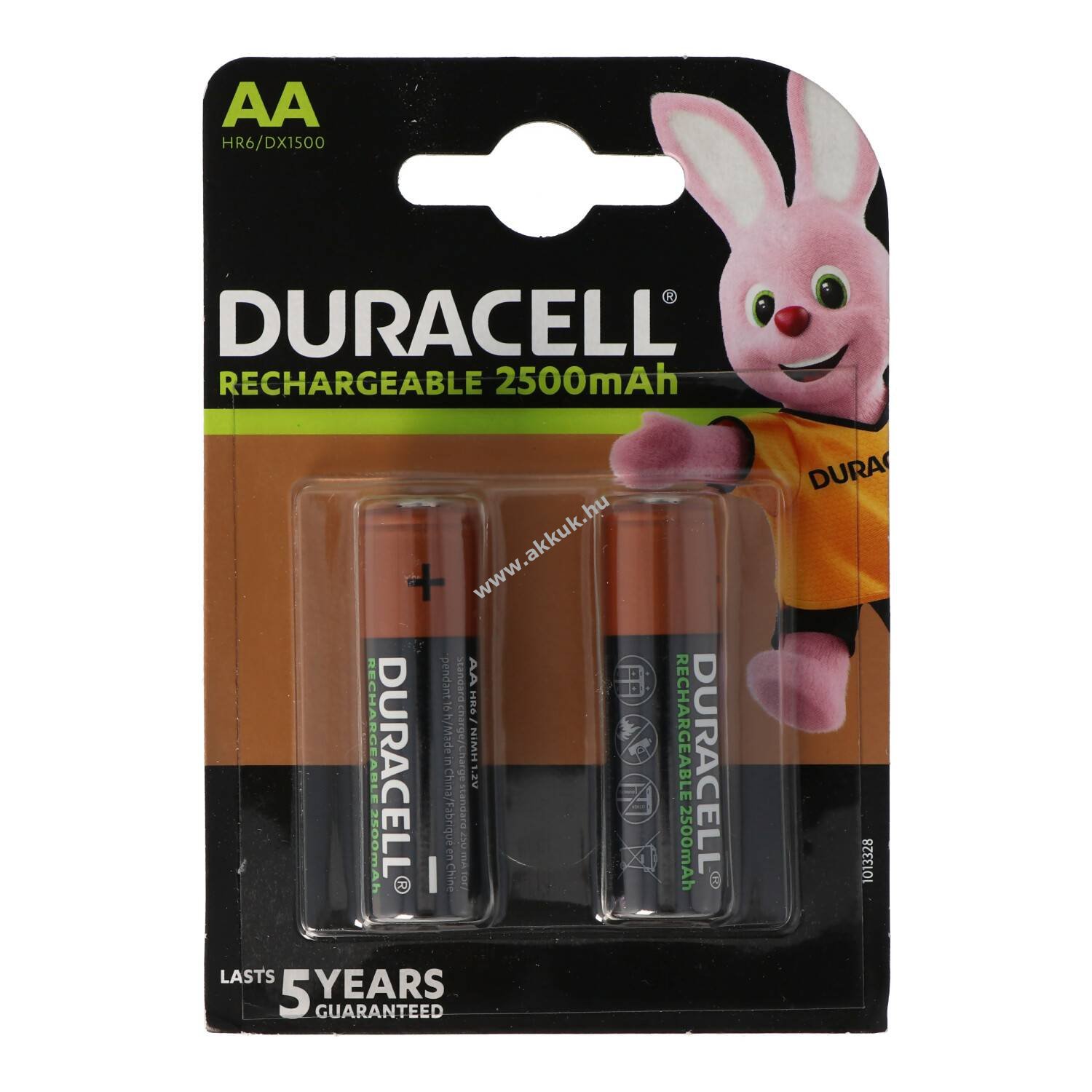 Duracell PreCharged Mignon ceruza akku 1,2V 2500mAh 2db/csomag NiMH