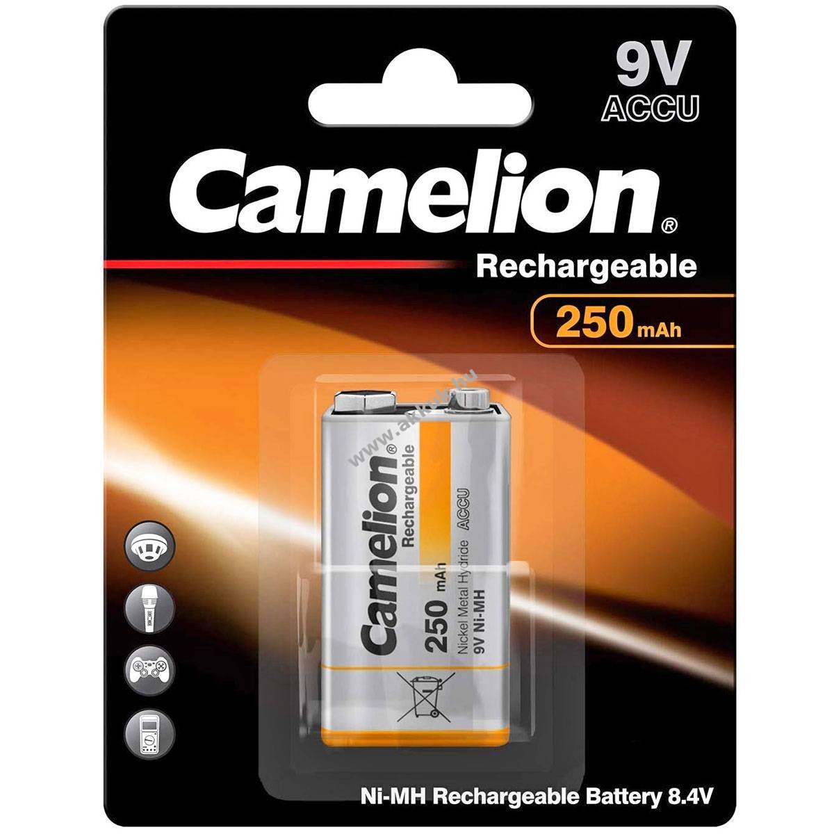Camelion 9V akku 8,4V 250mAh 1db/csomag NiMH