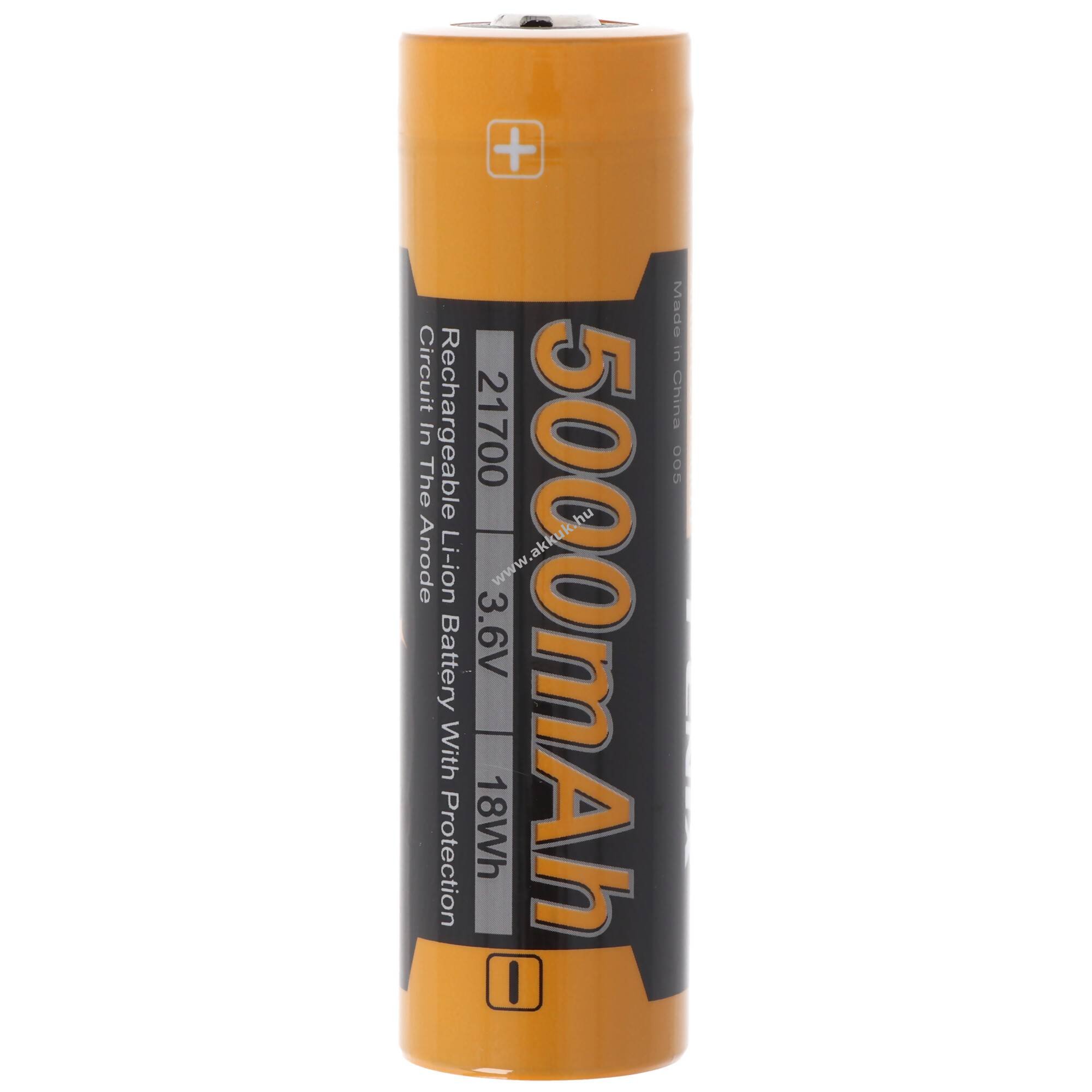 Fenix ARB-L21-5000 21700 akku 5000mAh Li-Ion