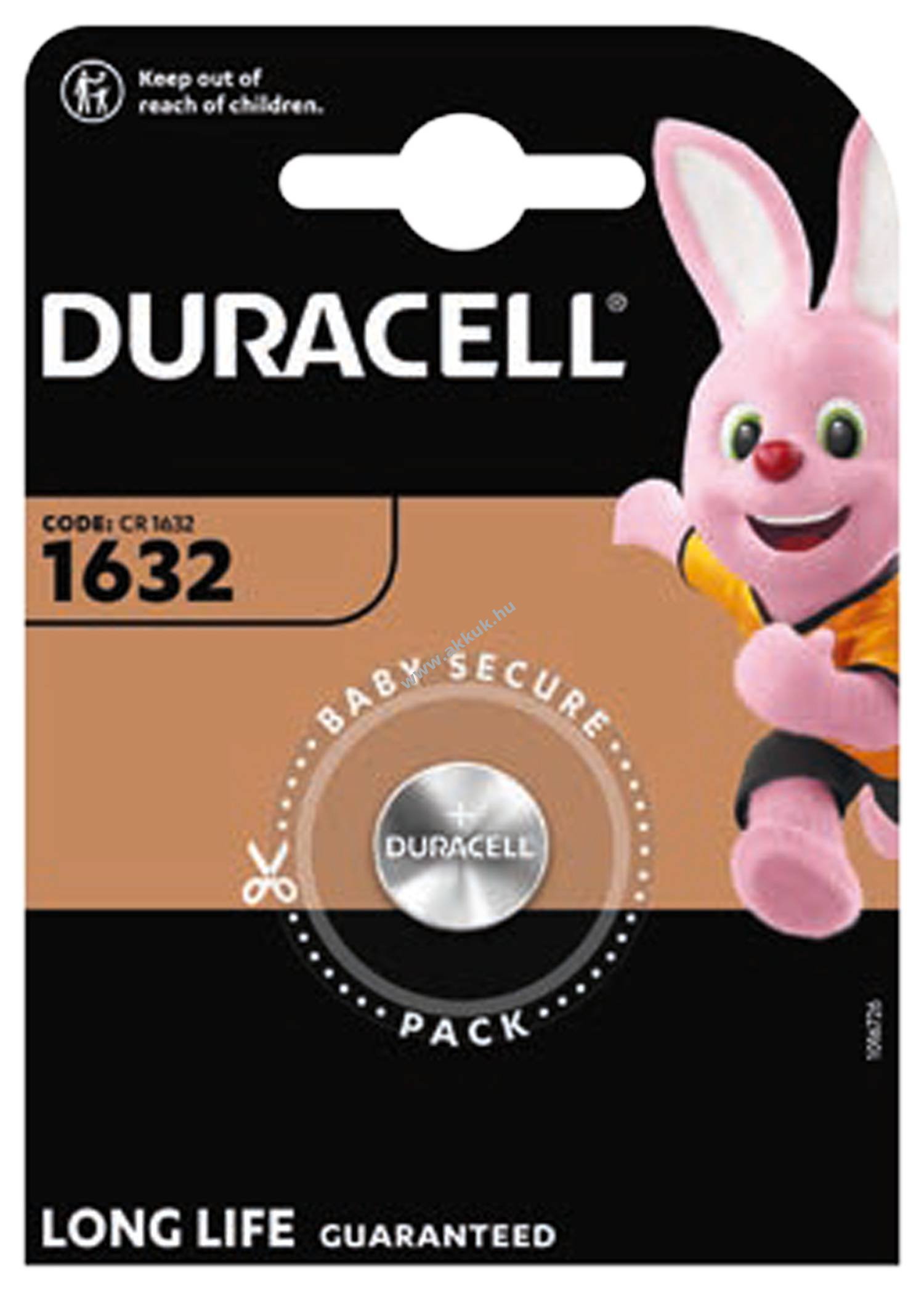 Duracell DL1632 IEC CR1632 lítium speciális elem