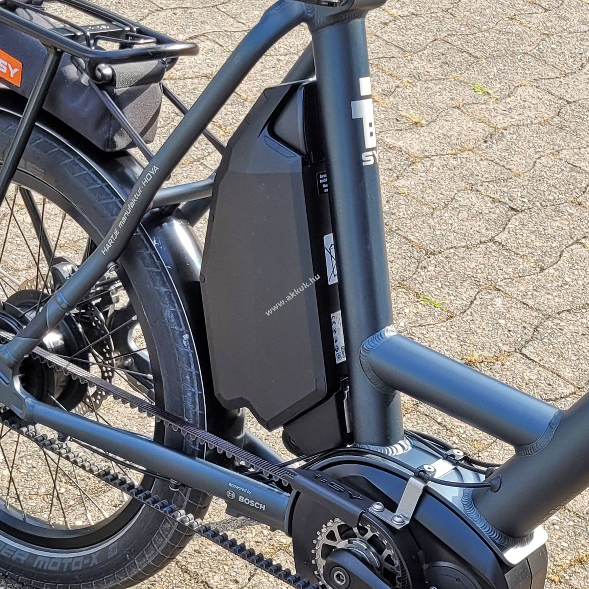 Helyettesítő akku e-bike-vision i:SY XXL 36V 10Ah 360Wh nyeregcső Li-ion