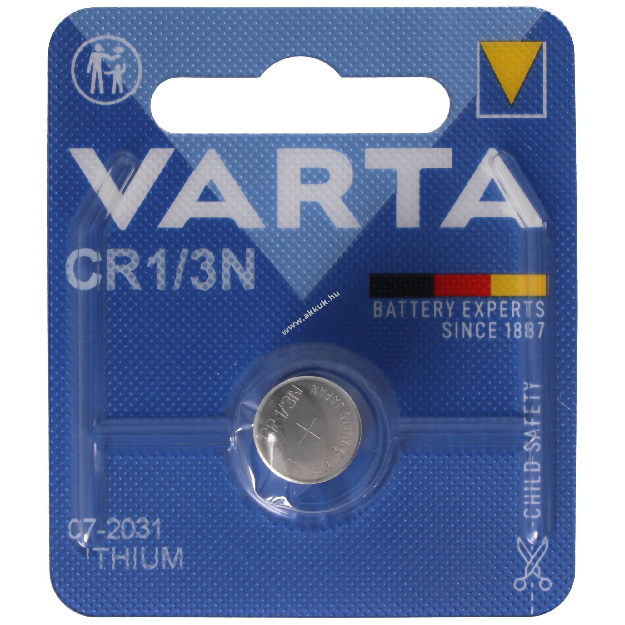 Varta CR1/3N fotó speciális elem GPCR1/3N CR11108 2L76 06131101401 lítium