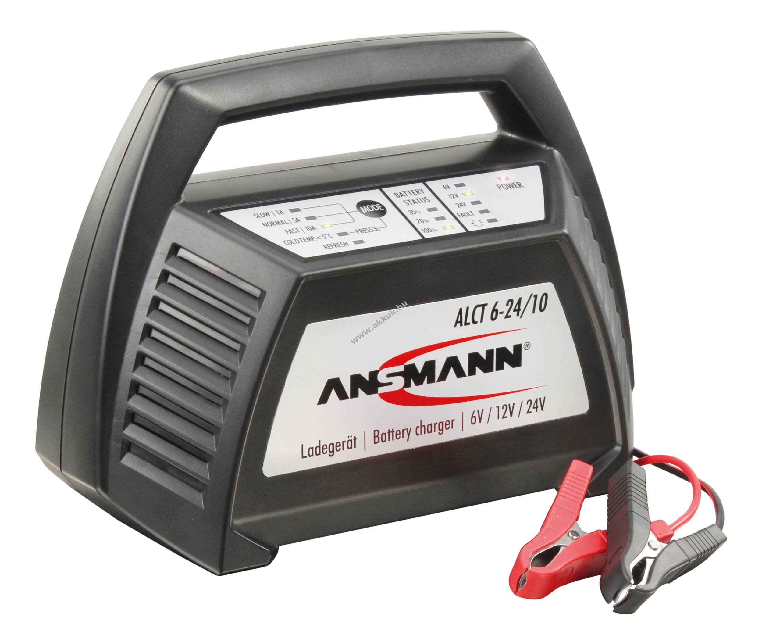 Ansmann ALCT 6-24/10 asztali töltő ólomakku 6-24V 4,5A 1001-0014