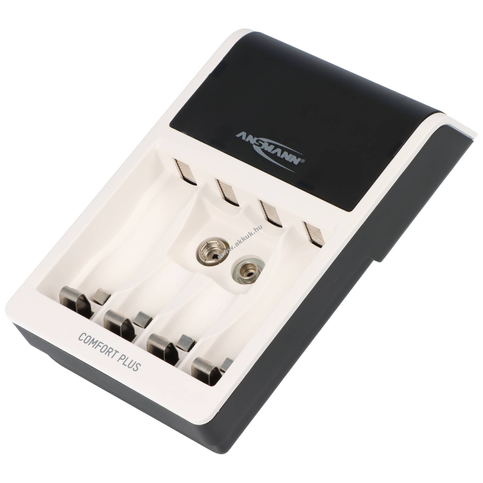Ansmann Comfort Plus gyorstöltő 1-4 AAA (micro) és AA Mignon ceruza, 9V E-Block NiMH