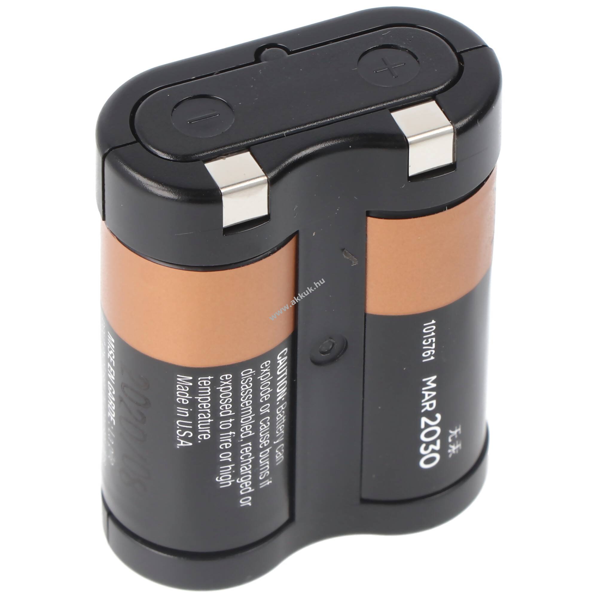 Duracell 2CR5 6V 1400mAh fényképezőgép elem 1db/csomag Lithium