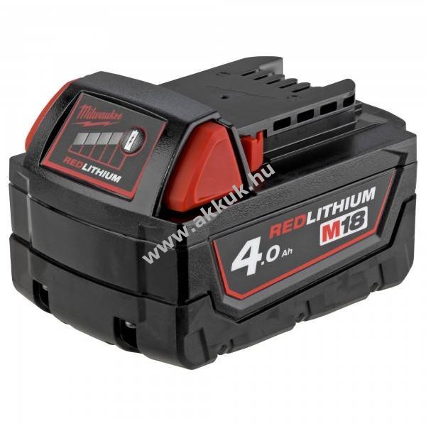 Eredeti Milwaukee M18 M18B5 18V 4Ah szerszámgép akku Li-Ion
