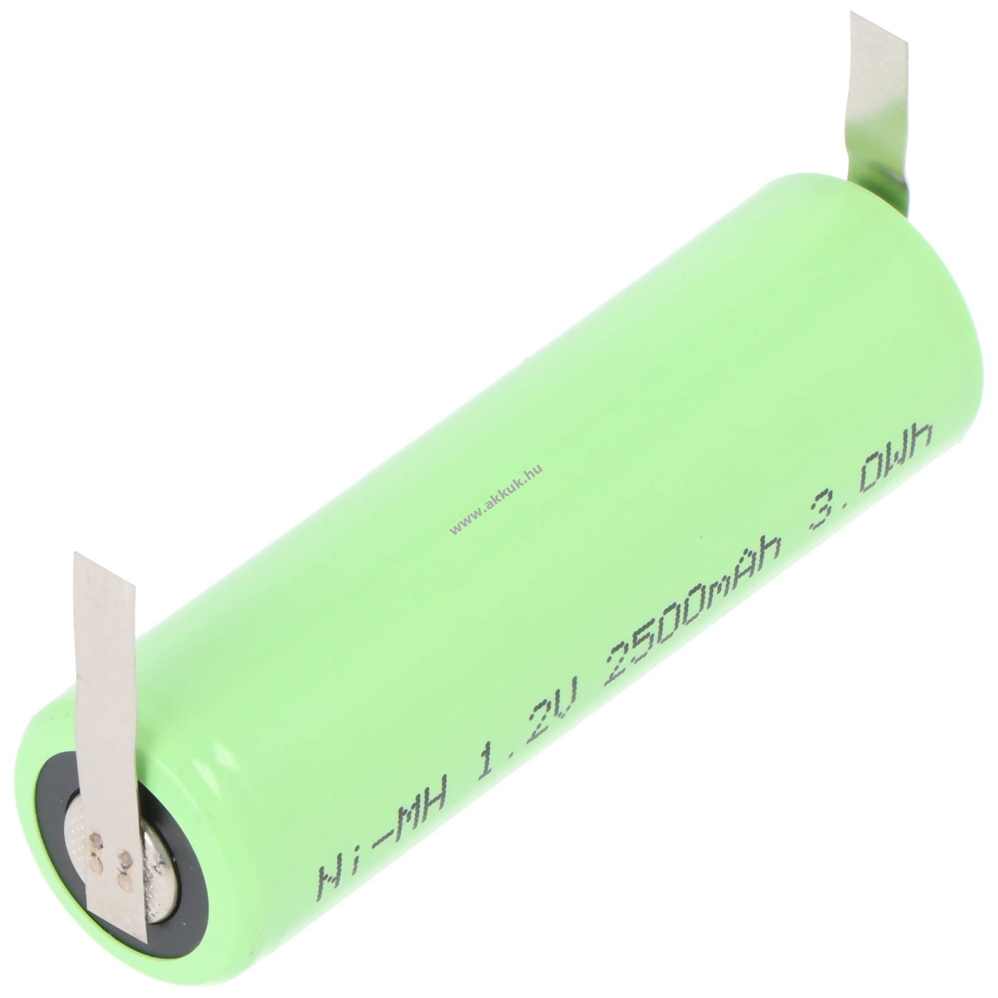 Helyettesítő akku Braun 3731 3738 50,1x14,4mm 1,2V 2500mAh borotva és fogkefe