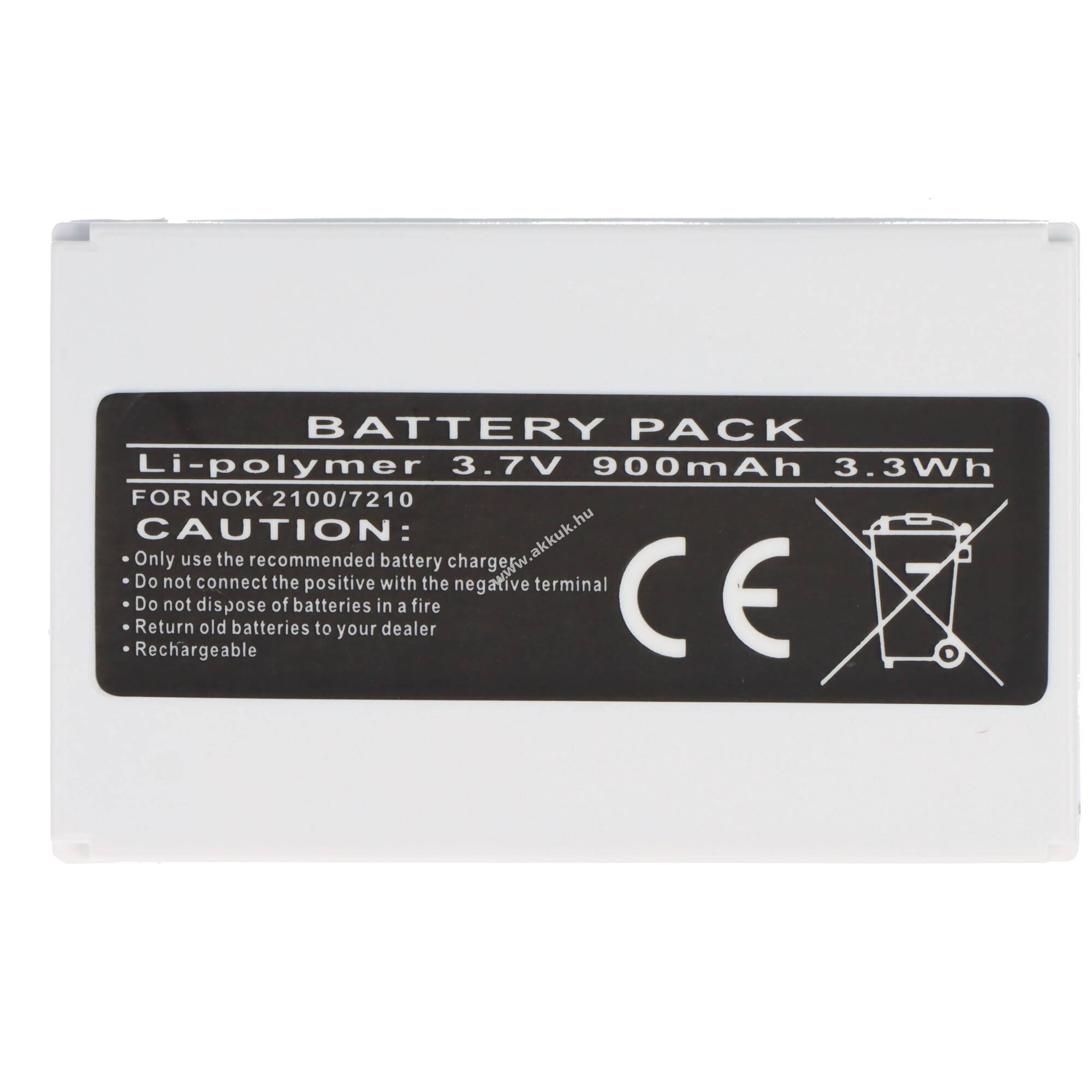 Helyettesítő akku Nokia BLD-3 mobiltelefon 3,7V 900mAh Li-Polymer LiPo